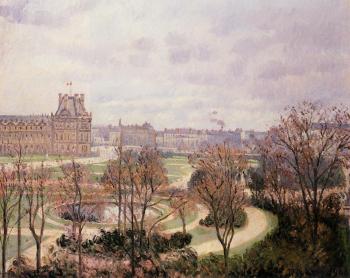 卡米耶 畢沙羅 View of the Tuileries - Morning